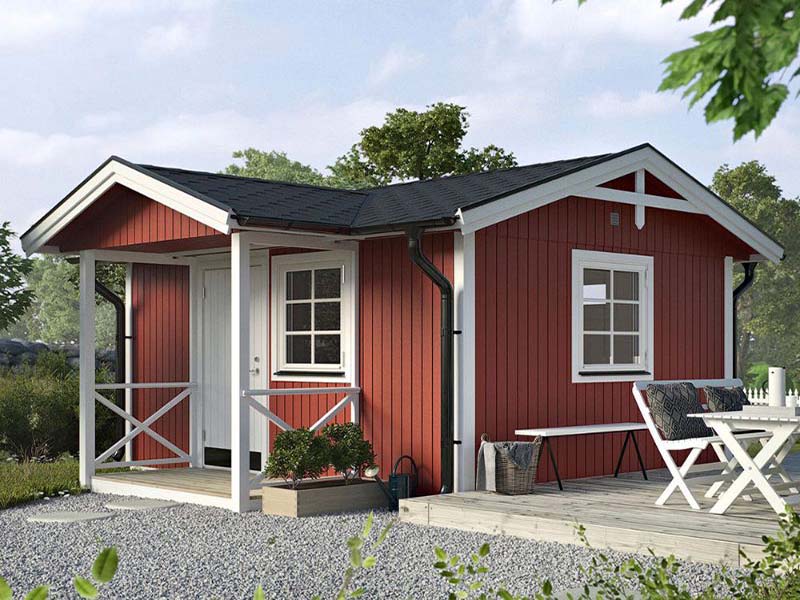 Bygga fritidshus & stuga (timmerhus)